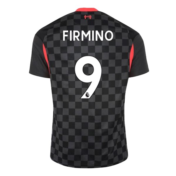 Camiseta Liverpool NO.9 Firmino Tercera equipo 2020-2021 Negro